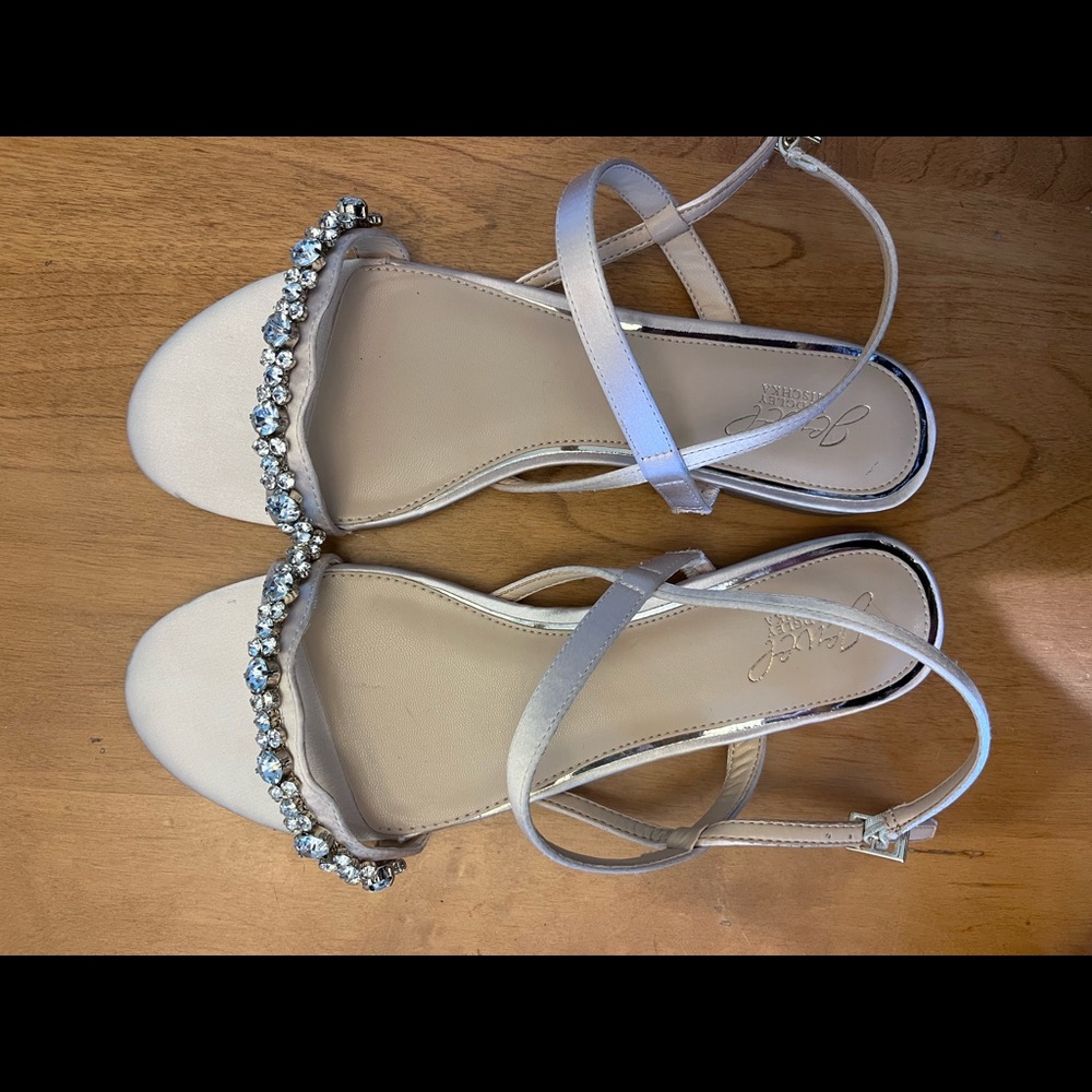 Jewel Badgley Mischka Osmond Flat Dress Sandals